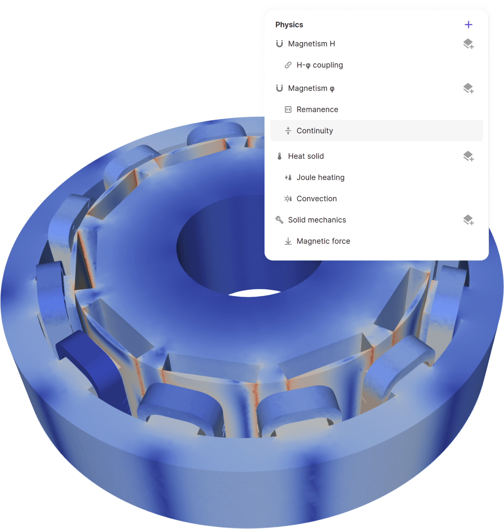 High-fidelity 3D electric motor simulations | Quanscient Allsolve